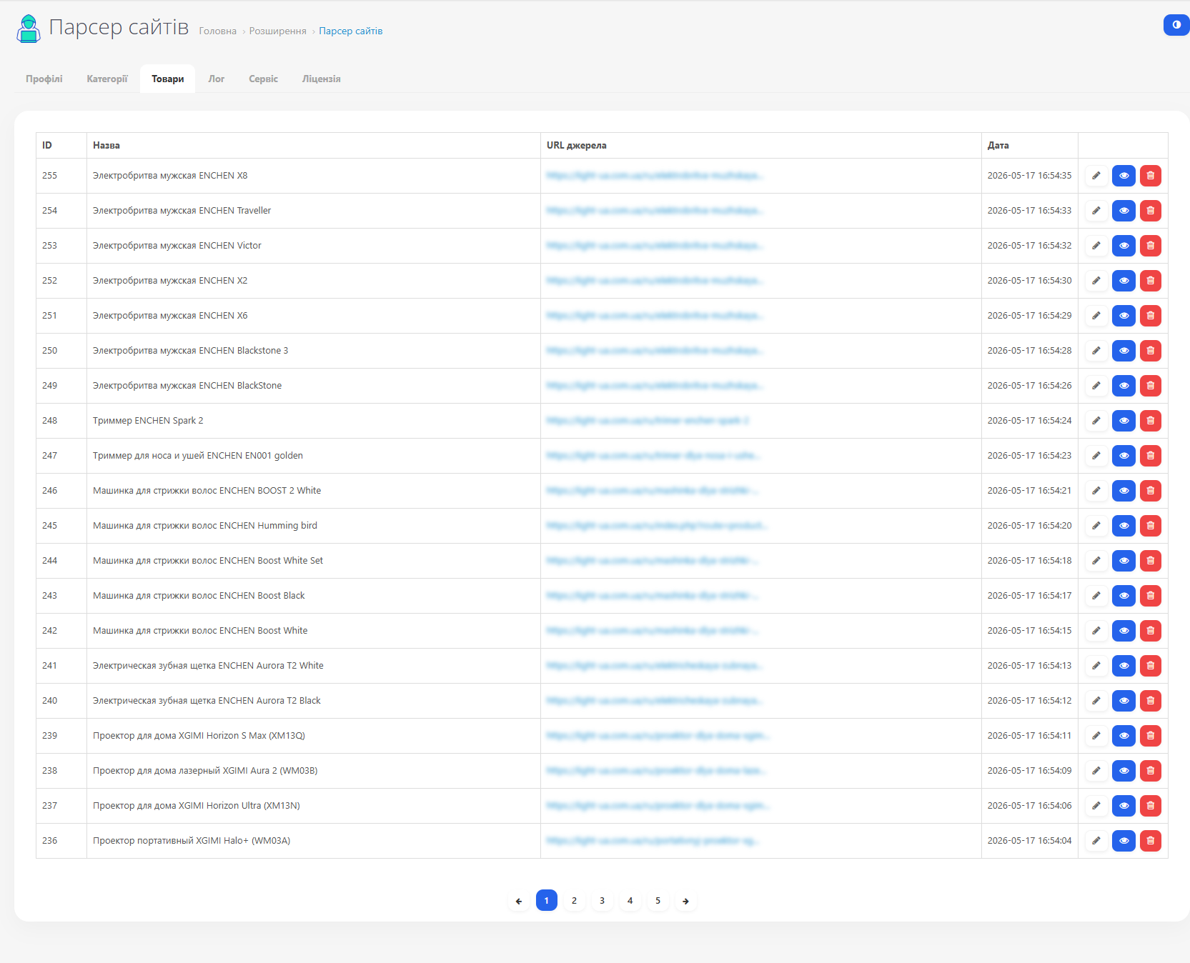 Competitor Parser